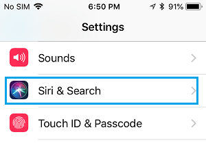 غیرفعال کردن Siri App Suggestions در آیفون 